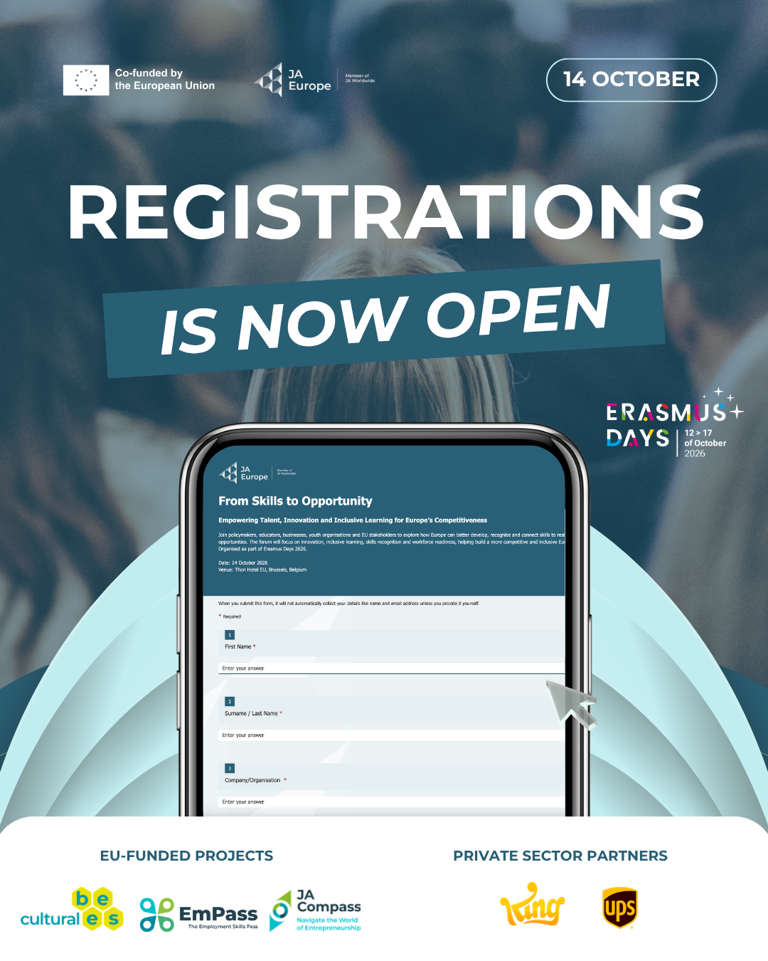 Registrations are now open